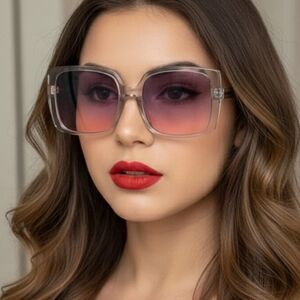 Clear Frame Sunglasses 😎 ✨️